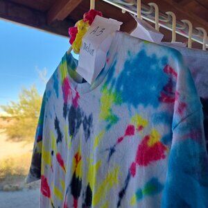 Tie-dye adult t-shirt short sleeve